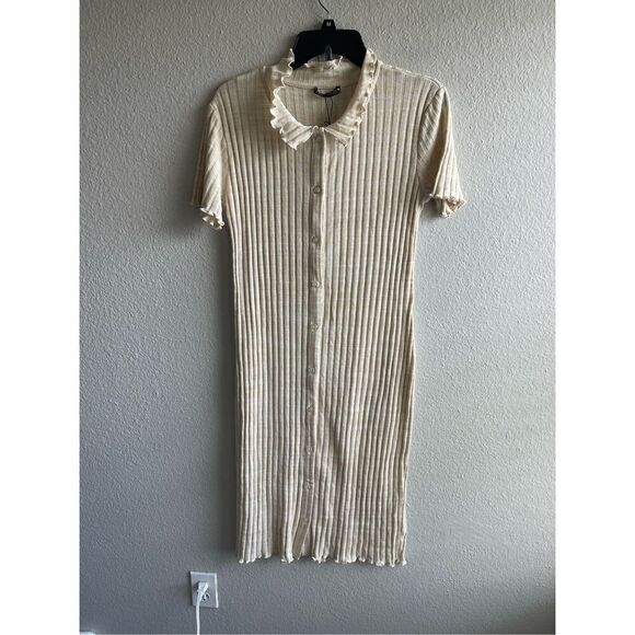 ❤️Zara Ribbed Knit MIDI Dress - Picture 1 of 10